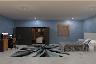 exclusive house interior 3d rendering