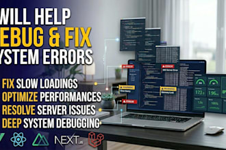 debug and fix your website or web app errors, bugs, issues