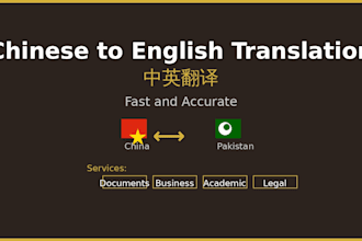 translate chinese to english