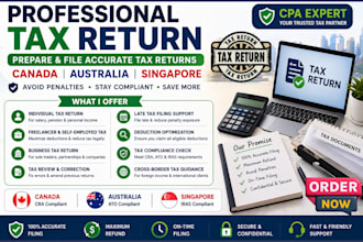 prepare and file tax return canada australia singapore avoid penalties