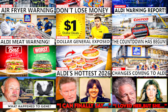 do news and update niche thumbnail designing