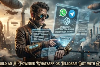 build an ai powered whatsapp or telegram bot