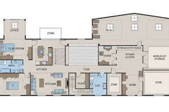 do custom small home, guest house, site plan,  barndominium floor plan designer