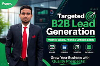 provide targeted b2b lead generation and verified email list