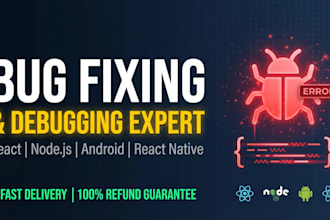 fix bugs in react, nodejs, and android apps