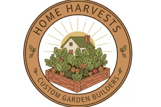 craft a custom home and garden logo for your brand