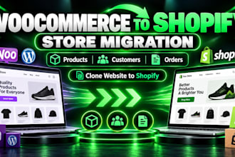 clone woocommerce to shopify migrate ecommerce website duplicate wix to shopify