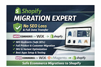 clone woocommerce to shopify migrate website products customers order to shopify