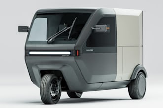 design custom electric scooter,wheelchair,micro cars,realistic 3d render,product