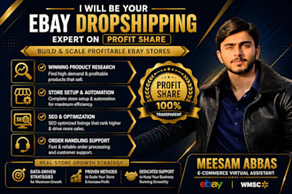 do amazon to ebay dropshipping listing autods, manuall 2 step listings
