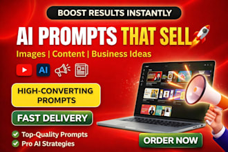 create ai prompts for images videos and business content