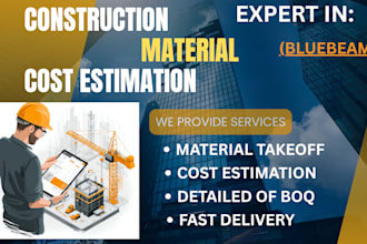be your quantity surveyor for accurate material takeoff and boq