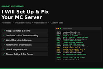 set up and fix your modded minecraft server