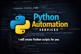 create python scripts for automation and simple tasks
