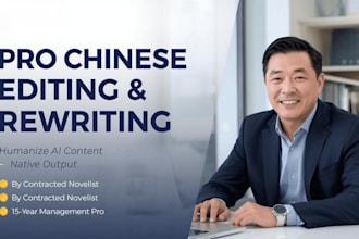 write, edit, and professionally polish your chinese content