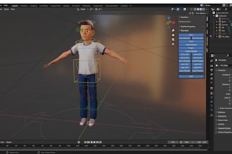 do unreal engine rigging, blender rig, facial rig, blendshape, character render