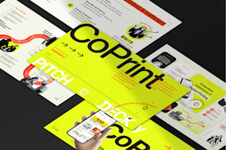 design pitch deck and animated presentation in figma