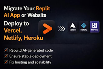 migrate replit ai app website to vercel netlify heroku rebuild code transfer