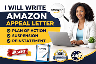 write amazon appeal letter and plan of action for account reinstatement