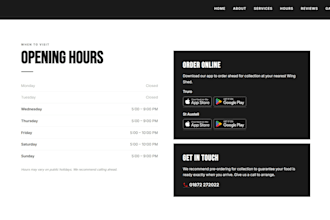 create a professional website for you