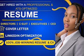 write a professional ats friendly resume and cover letter