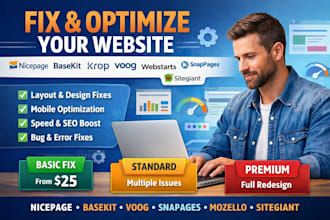 fix nicepage basekit krop voog webstarts snappages mozello sitegiant website