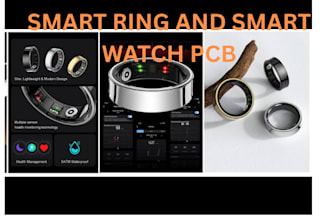 design smartwatch, smart ring pcb, ble, sensors, firmware