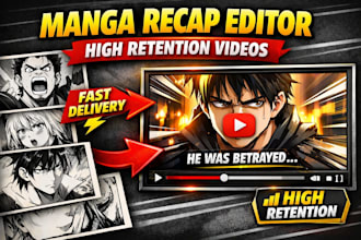 edit your professional manga or manhwa recap videos for you tube