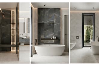 create 3d rendering for your bathroom
