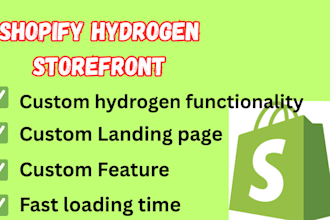 create shopify stores and hydrogen storefronts with oxygen hosting