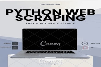 scrape data from any website using python
