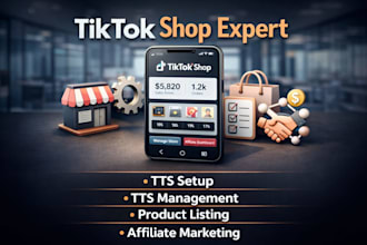 setup tik tok shop, tik tok affiliate and tiktok shop marketing