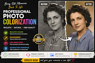colorize black and white photos with realistic colors