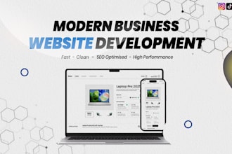 create a high converting website for your business or startup