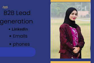 do b2b lead generation, linkedin leads, and verified email list building