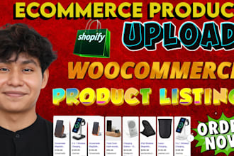 do shopify CSV bulk upload, seo product upload and product listing