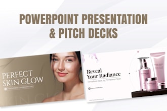 design powerpoint presentation design, or investor pitch deck