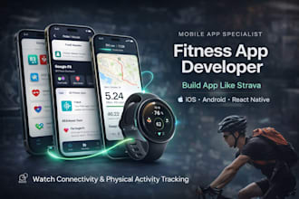 build fitness, workout or activity tracking  app like strava