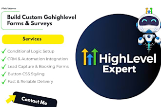 do professional ghl sign up form, ghl survey, ghl automation