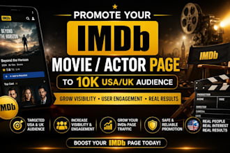 imdb promotion steadily increase page visit grow actor profile starmeter ranking