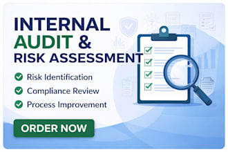 perform internal audit and risk assessment for compliance and iso standards