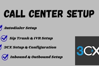 setup 3cx IP pbx with USA, UK sip trunk for inbound call