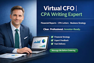 do financial virtual cfo, do financial strategy for startup business, sme, smb