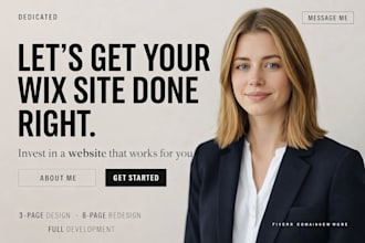 design wix website build wix website redesign wix website development wix expert