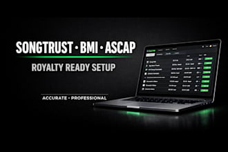 register your music with songtrust bmi ascap for royalty collection