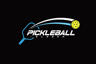 create modern pickleball logo t shirt design