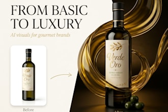 create ai product photos for gourmet food brands