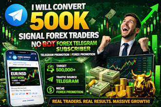convert 500k signal forex telegram subscriber telegram promotion forex promotion