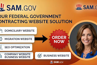 build your government contractor website and capability statement