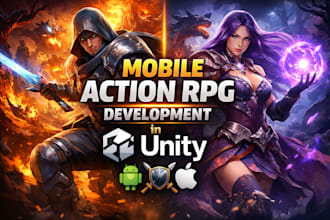 develop high quality mobile action rpg games in unity with engaging mechanics